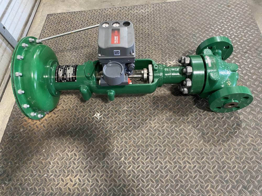 Fisher Type HPS 1" 1500# Steel Actuated Control Valve with #657 Actuator